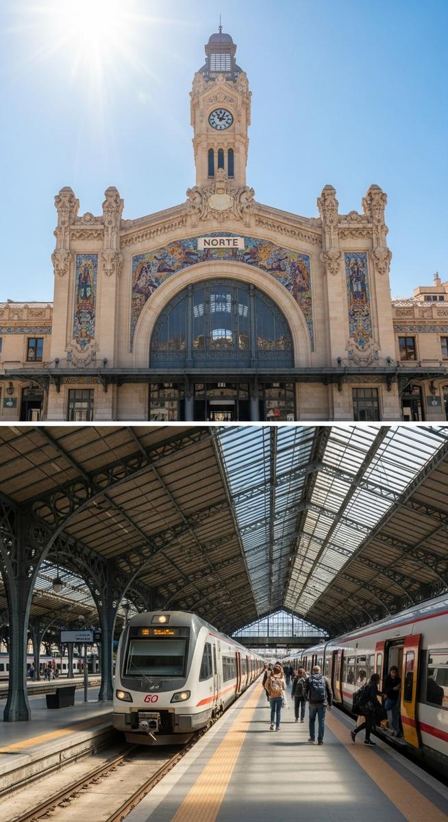 a travel photo from valencia train stations