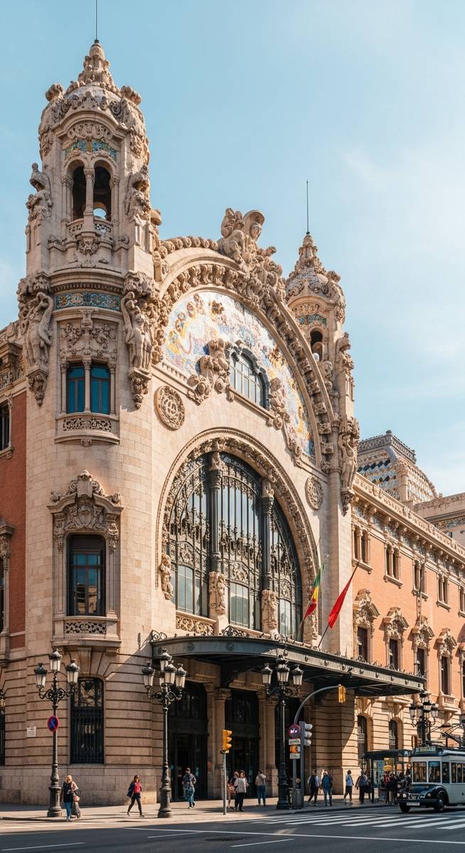 a travel photo from valencia train stations