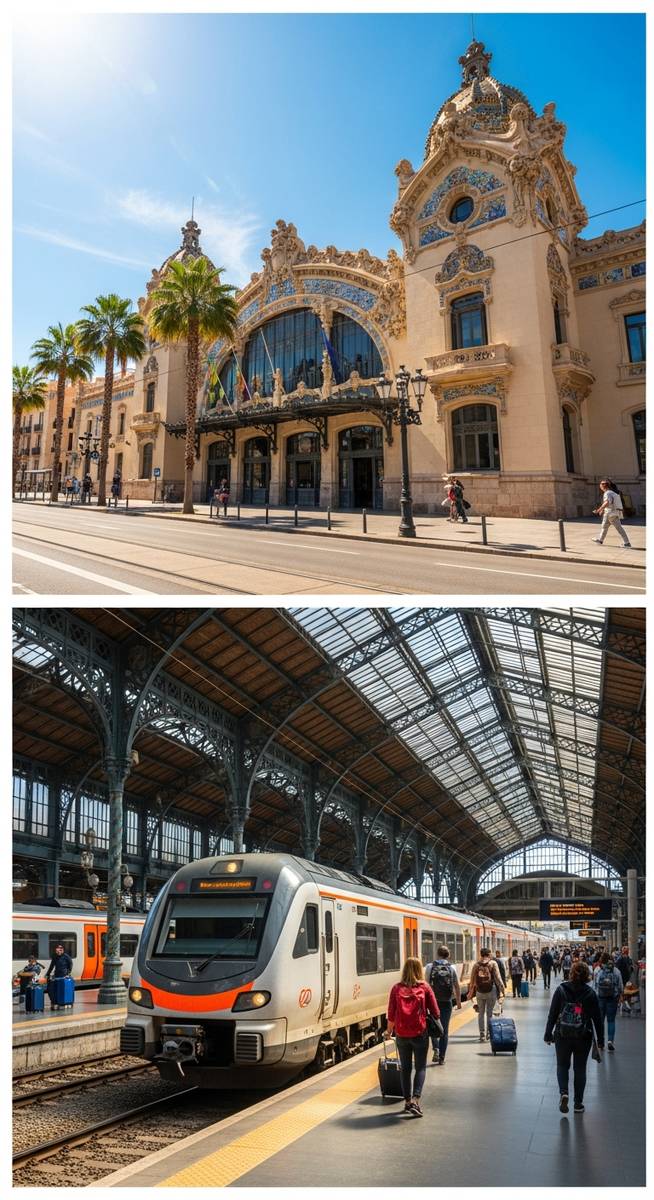a travel photo from valencia train stations