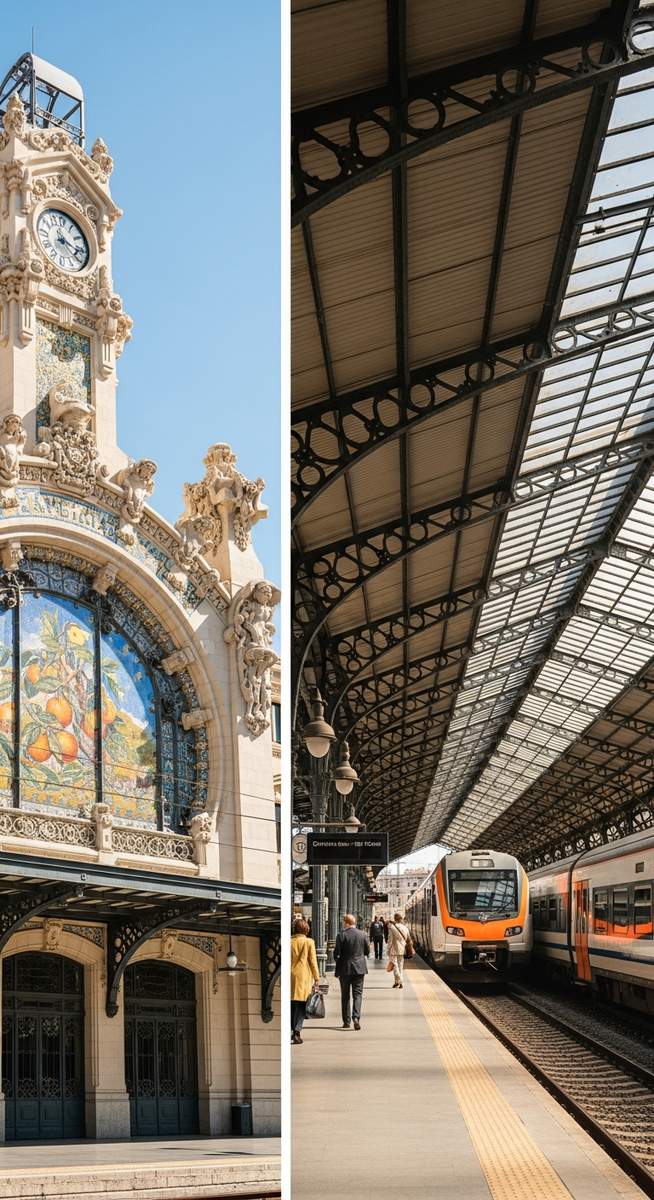 a travel photo from valencia train stations