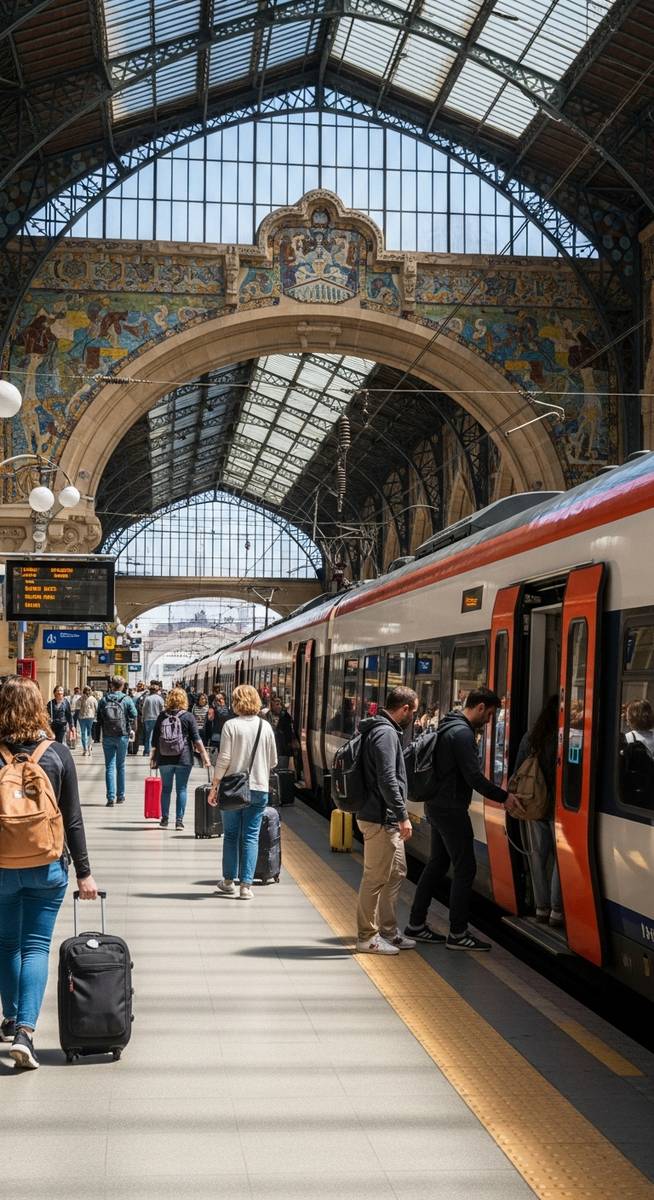 a travel photo from valencia train stations