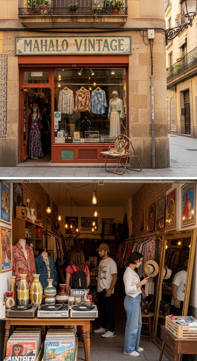 a photo illustrating 1. mahalo vintage in Barcelona