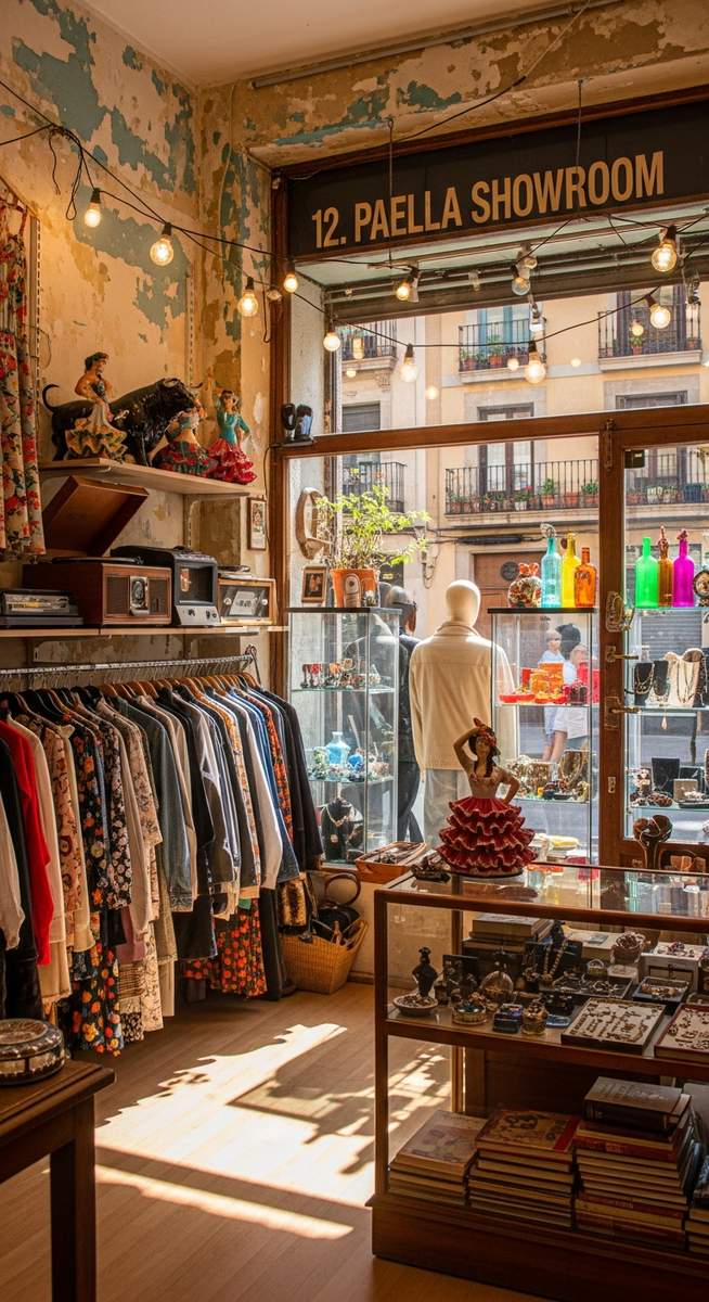 a photo illustrating 12. paella showroom in Barcelona