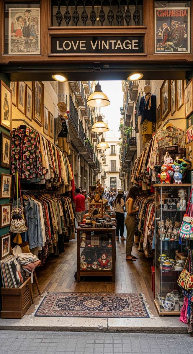 a photo illustrating 15. love vintage in Barcelona