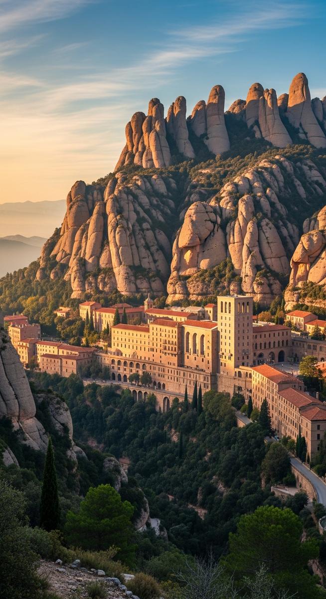 a travel photo from visit montserrat barcelona