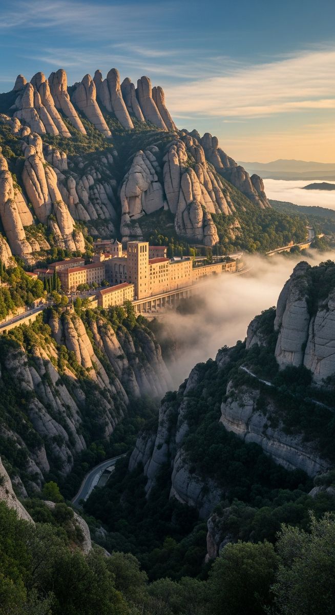 a travel photo from visit montserrat barcelona visiting Montserrat from Barcelona
