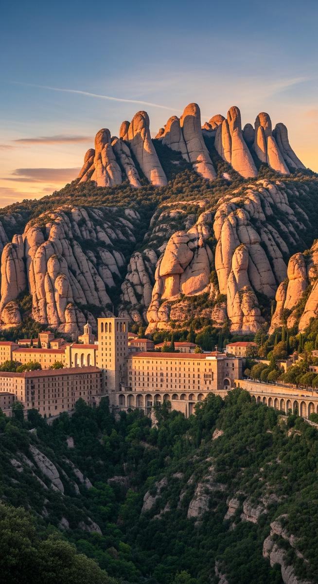 a travel photo from visit montserrat barcelona