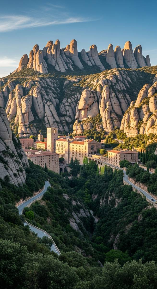 a travel photo from visit montserrat barcelona