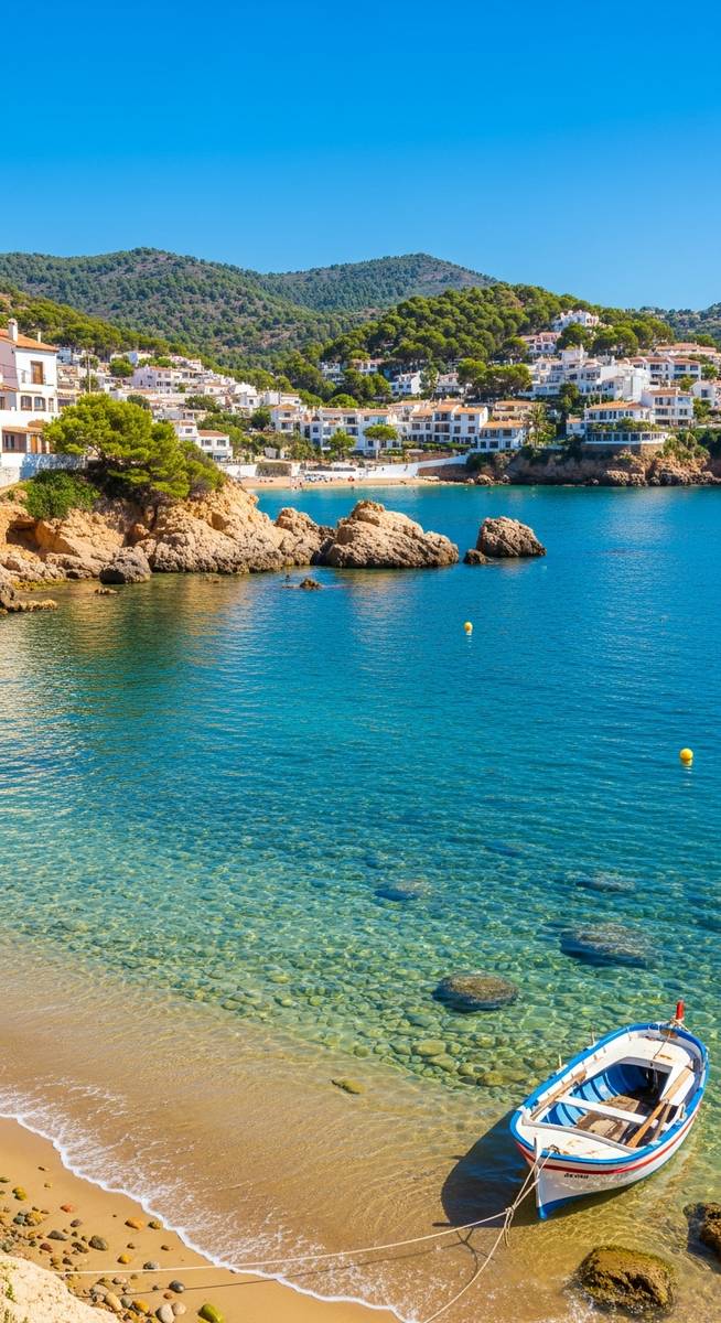 the Spain coastline in May