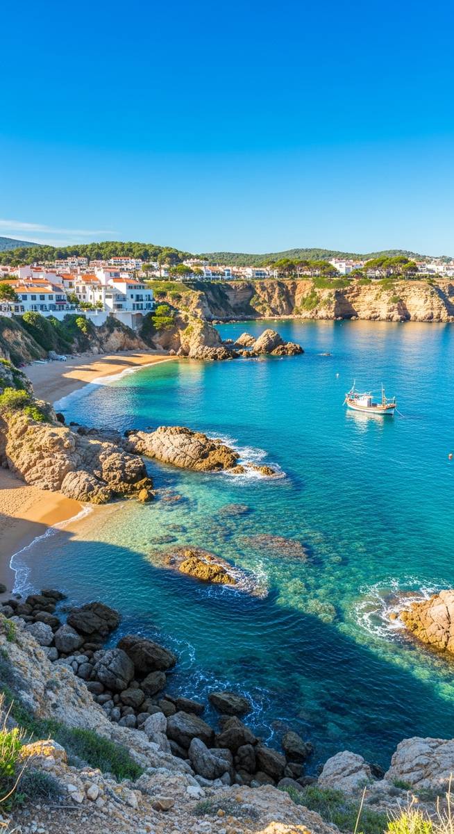 the Spain coastline in November