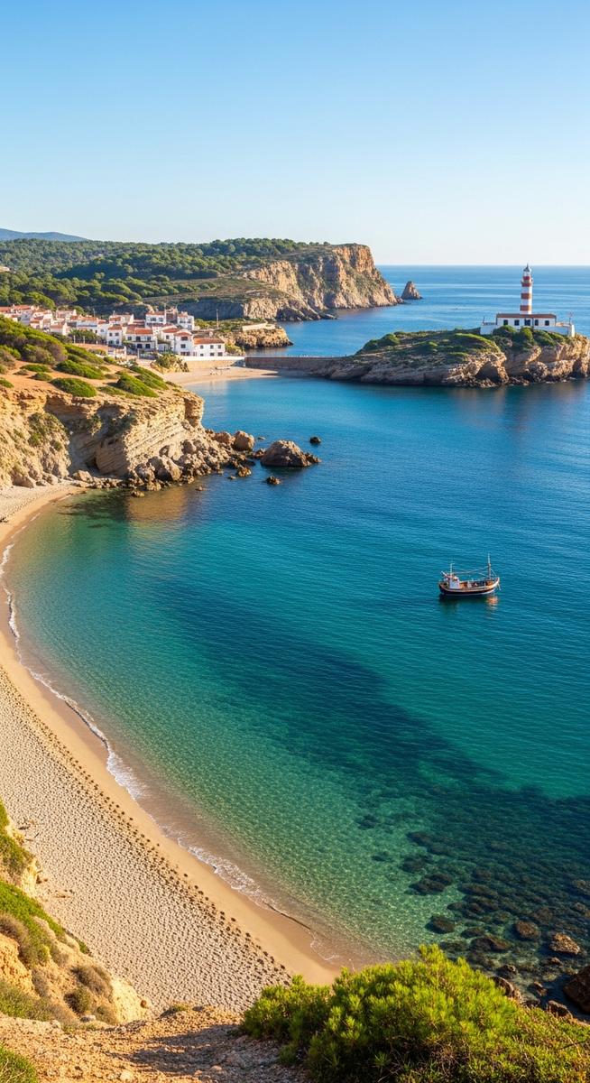 the Spain coastline in September