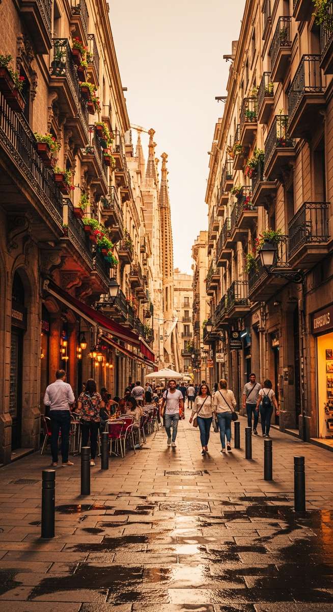 a Barcelona street or landmark for travel inspiration