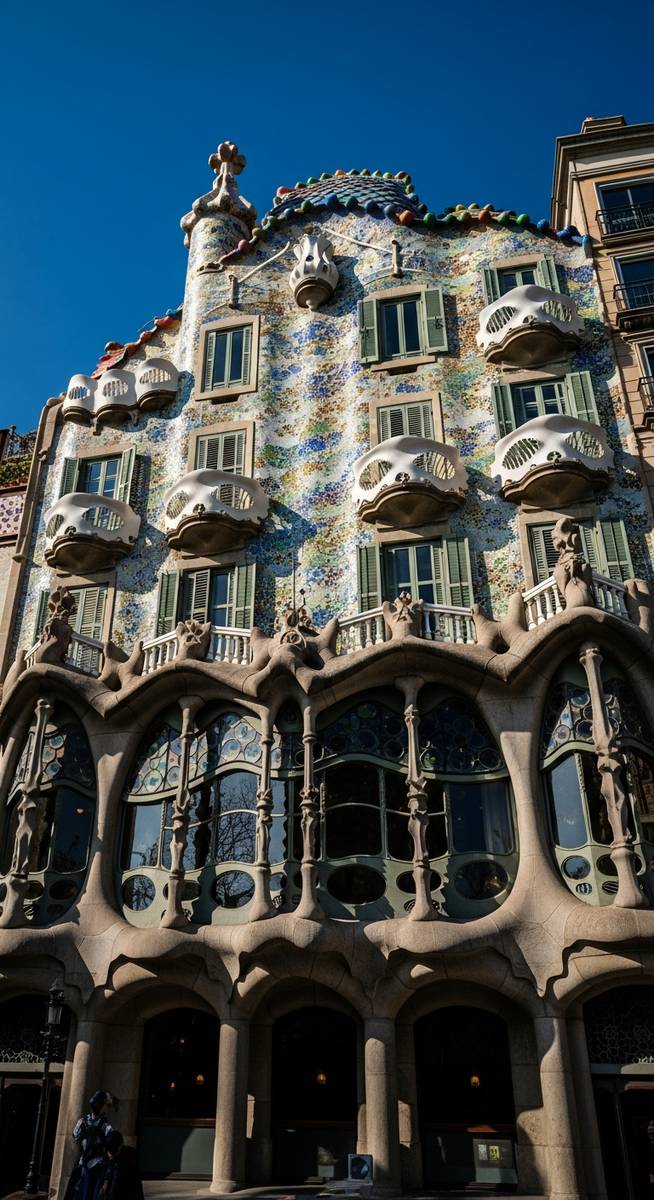 a famous Barcelona building or Gaudi architecture