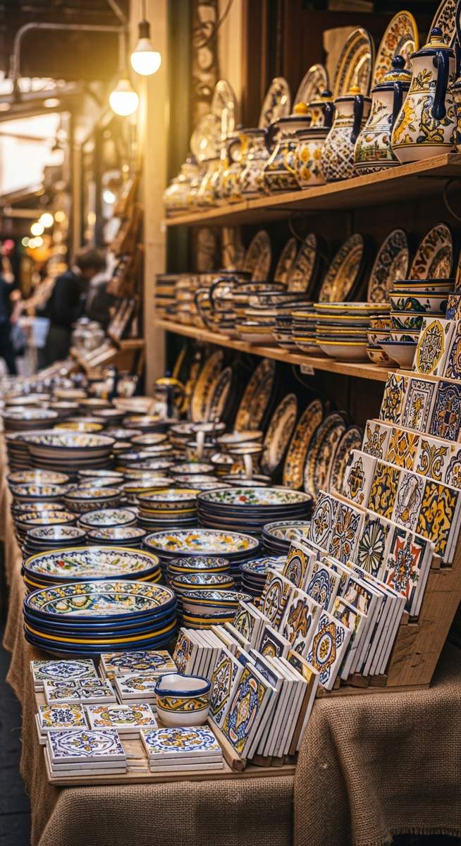 a photo illustrating 1. ceramics and tiles in Valencia as a souvenir or shopping idea