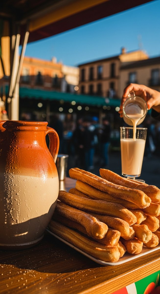 a photo illustrating 3. horchata and fartons in Valencia as a souvenir or shopping idea