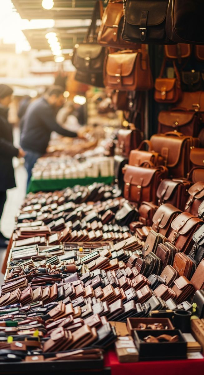 a photo illustrating 7. leather goods in Valencia as a souvenir or shopping idea