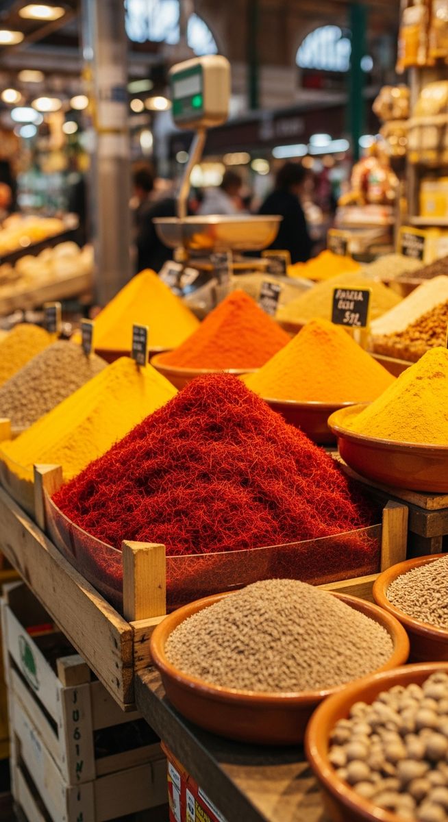 a photo illustrating 8. saffron and spices in Valencia
