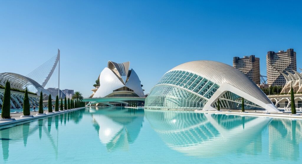 a famous Valencia landmark or skyline