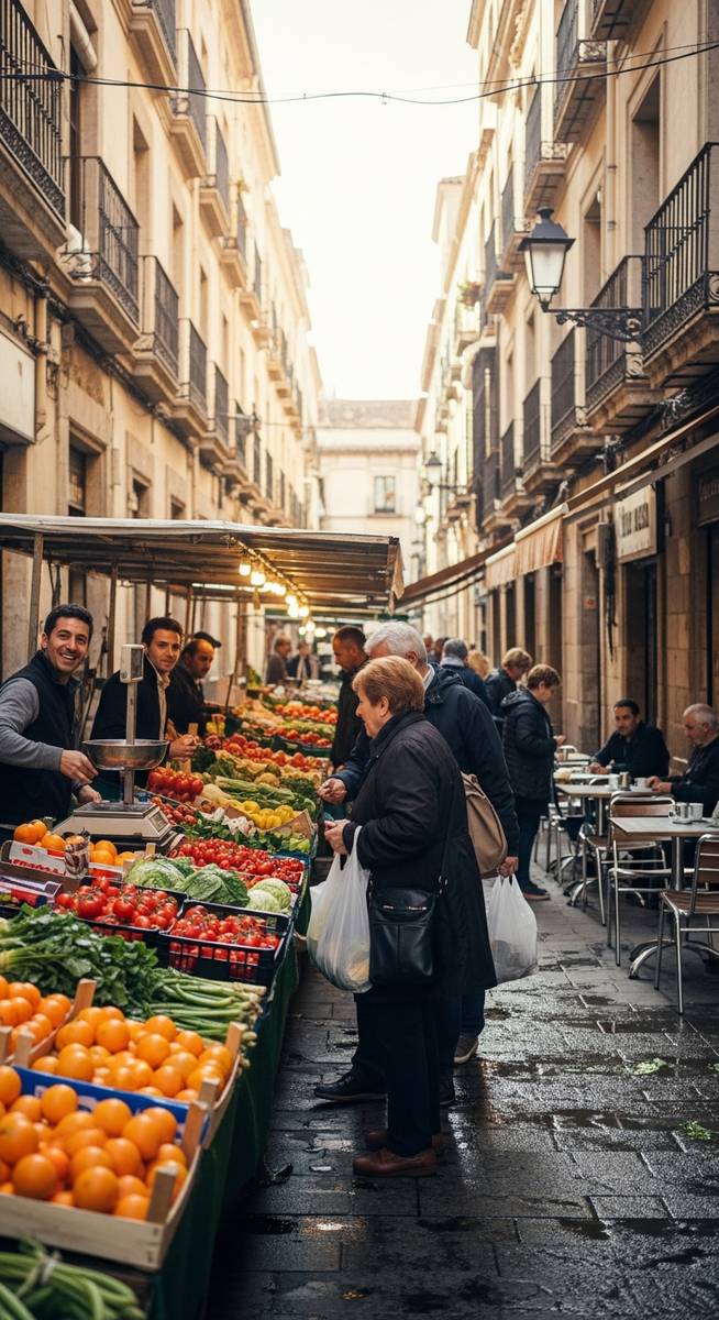a Valencia neighbourhood market