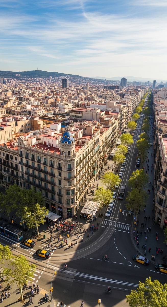 a photo illustrating 1. eixample in Barcelona