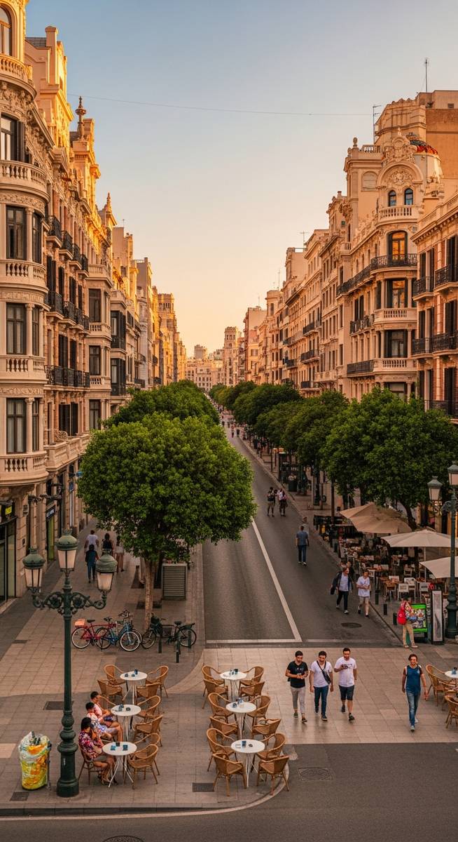 a photo illustrating 6. eixample in Valencia