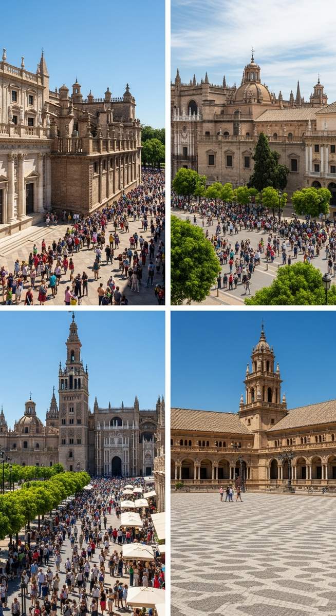 a travel photo from why not visit seville showing a downside of the destination