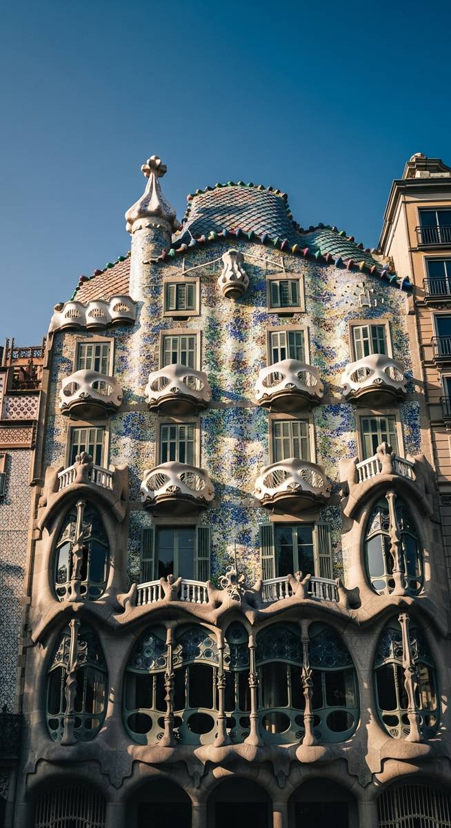 a famous Barcelona building or Gaudi architecture
