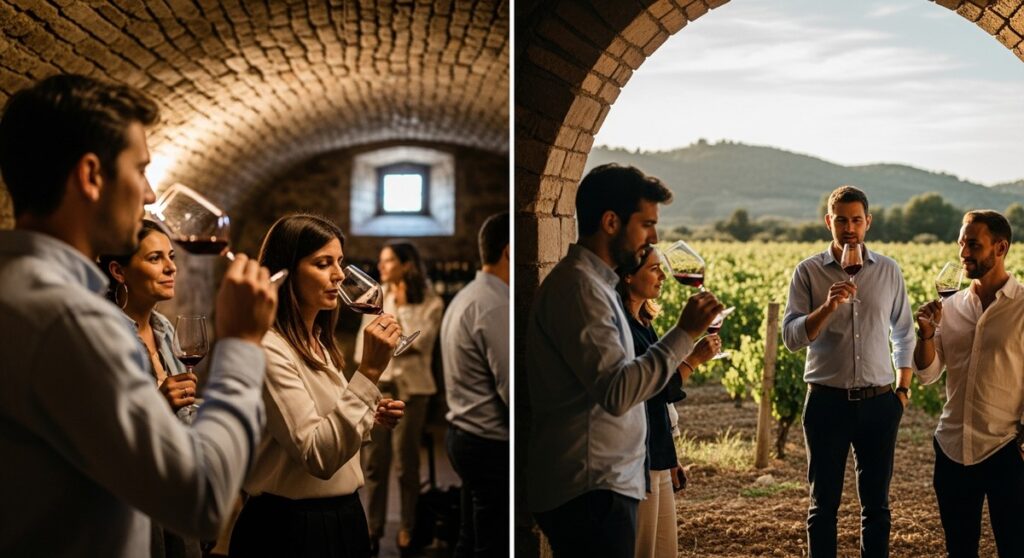 a travel photo from wine tours barcelona on a wine tour
