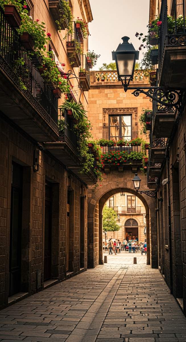 a Barcelona street or landmark for travel inspiration