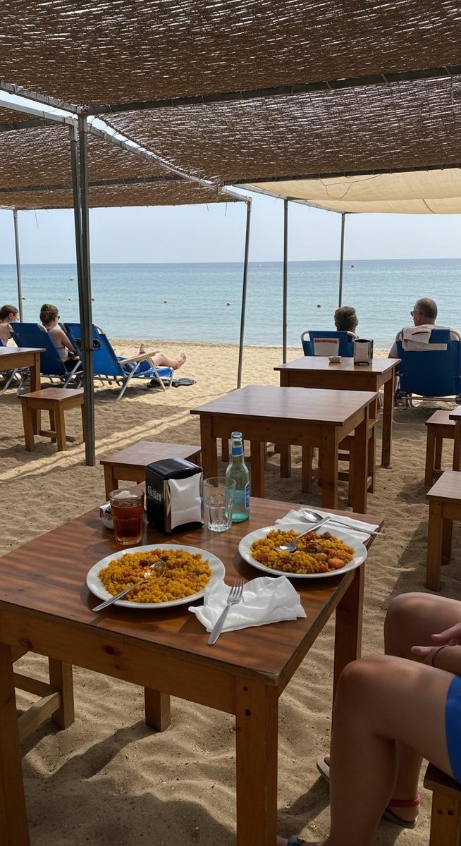 chiringuito on a Spanish beach