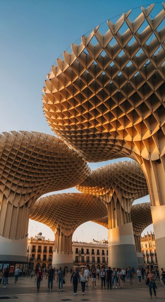 a landmark in Seville during a three-day itinerary